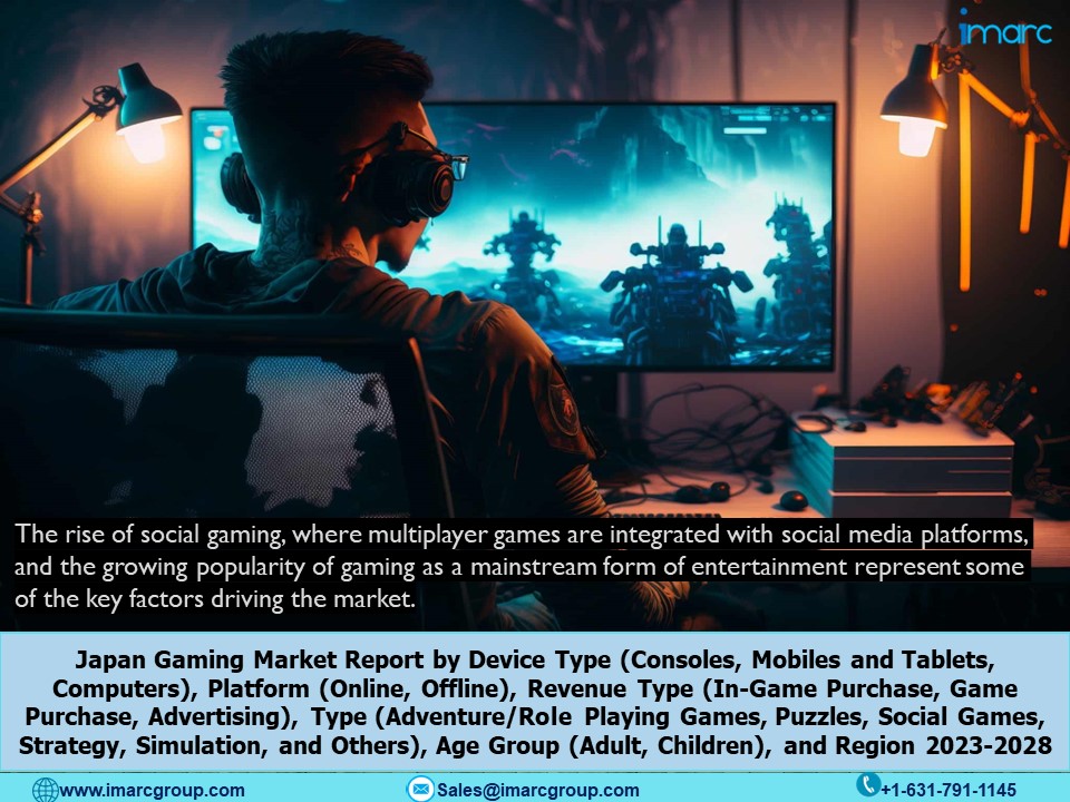 日本のゲーム市場規模2023年、動向、需要、成長ドライバー、2028年までの予測