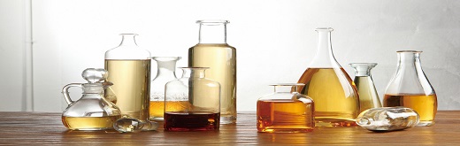 Vinegar in various bottle