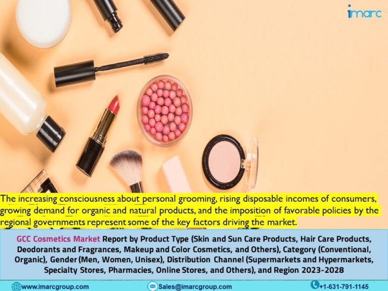 GCC化粧品の市場規模、CAGR、需要と予測(2023年-2028年)
